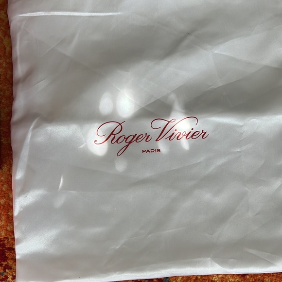 Pointy covered buckle bootie by Roger Vivier of Paris. Worn once. - Picture 11 of 12